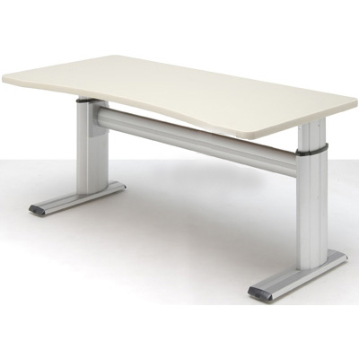 WorkRite Sonoma Basic Peninsula Height Adjustable Desk DISCONTINUED